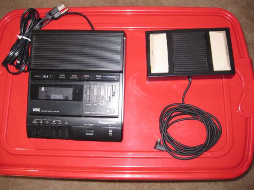 Panasonic RR-830 VSC cassette transcriber Dictation WORKS  listening device