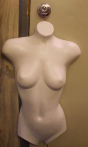 3D Female Torso MANNEQUIN hardform Hanging Retail Display DressForm