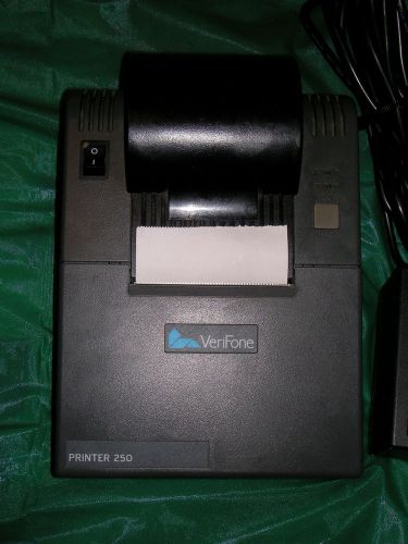 VERIFONE PRINTER 250 WITH POWER CORD / USED WITH CREDIT CARD READER NOT INCLUDED