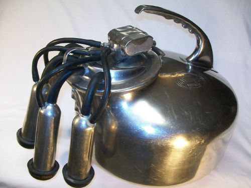 Stainless steel dairy cow surge milker can bucket complete  excellent for sale