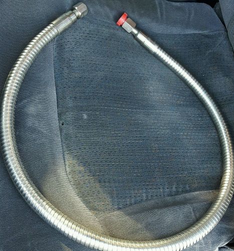 Liquid nitrogen 316 SS braided hose