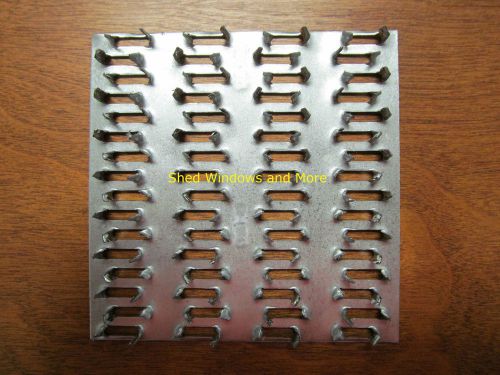 100 ea 4&#034; x 4&#034; Truss Plate Mending Plate Nail Teeth Structural Connencting Plate