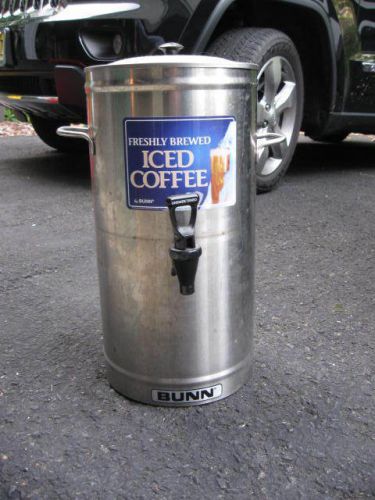 BUNN ICED COFFEE DISPENSER URN STAINLESS