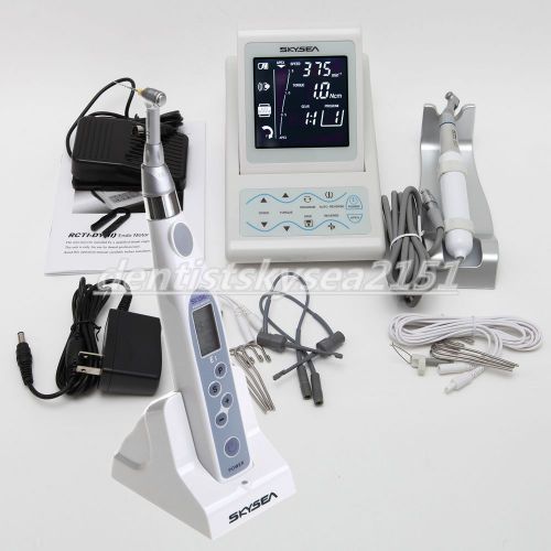 Wireless Endo Handpiece Reduction 16:1 +2in1 Endo Motor with Apex Locator Dental