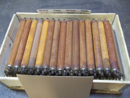 66 Super Heavy Duty Replacement Gravity Conveyor Rollers 2.5&#034; x 23&#034; 11/16&#034; Shaft