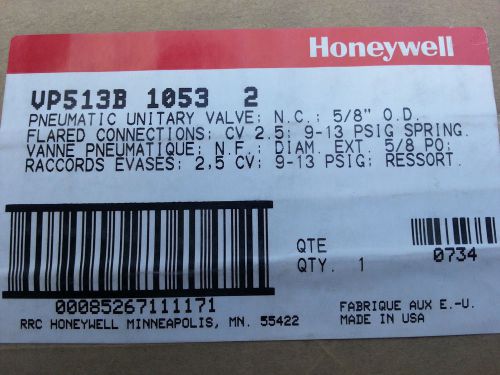 Honeywell VP513B 1053 Pneumatic Control Valve