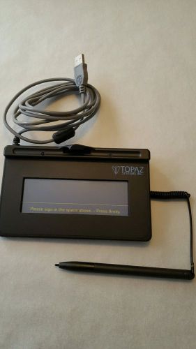Siglite 1x5 hsb topaz systems electronic signature capture device for sale