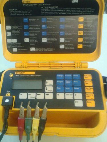3M Dynatel 965 Cable Tester in excellent Condition with Back Lit LCD Display