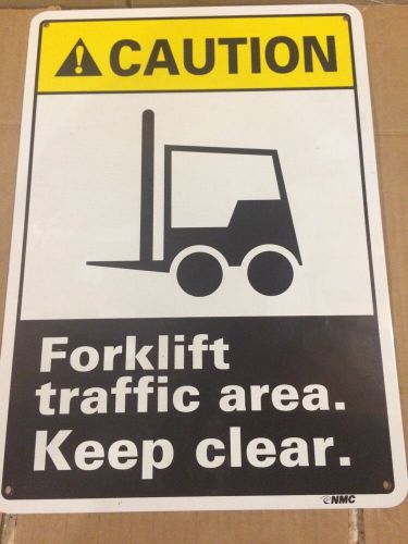 NMC  Sign Safety Signage Forklift Aluminum