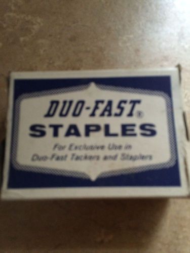 Duo-Fast  6424 -cr  3/4&#034;  galv. Staples 5000.COUNT BOX