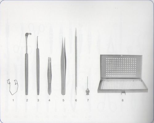 foreign body removal set  surgical instruments ophthalmic surgery set medical FS