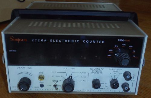 Simpson 2726A Electronic Counter