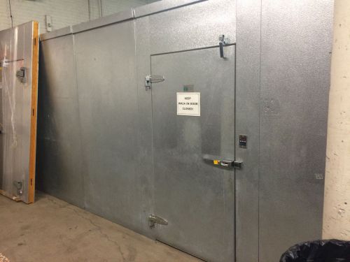 8x16walk in cooler complete with excellent condition condensor and evaporar unit for sale