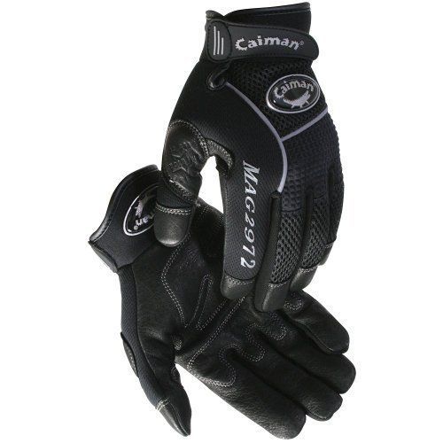 NEW Caiman Black Goat Grain  Padded Palm  Multi-Activity/Mechanic Small