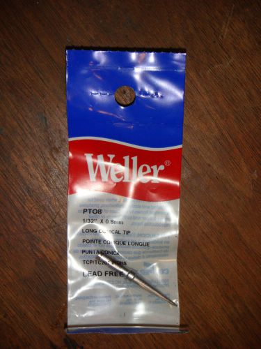 Weller PTO8 1/32&#034; Long Conical Soldering Tip