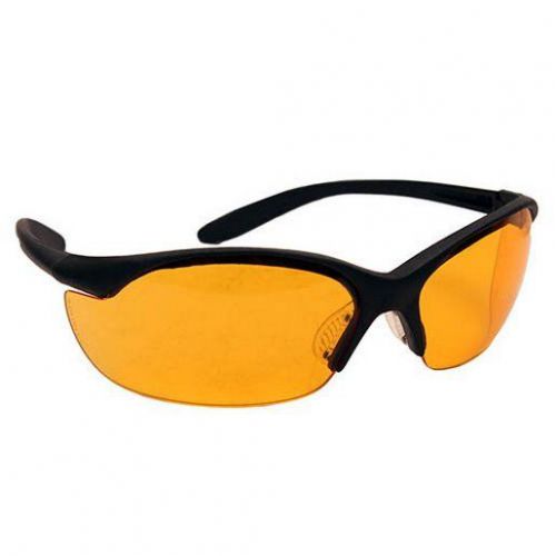 Howard leight r-01537 vapor ii eyewear black frame/orange lenses anti-fog for sale