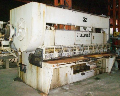 10’ x 3/8” Steelweld Mechanical Squaring Shear Model 410