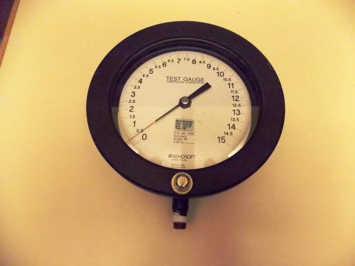 Ashcroft test gauge - 0-15 psi - q-8631 for sale