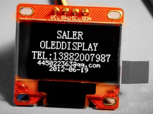New 0.96&#034; 128*64 OLED Display Module IIC/I2C Serial For Arduino White