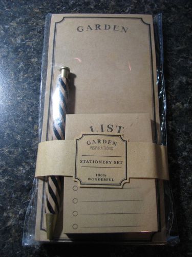 Target One Spot Garden Inspirations Memo Pad/Sticky Notes &amp; Pen Set