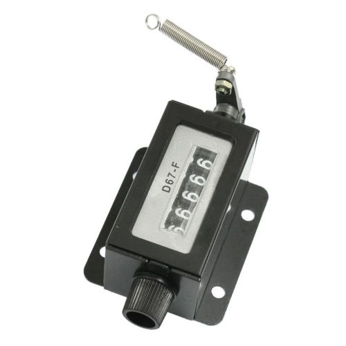 D67-F Black Casing 5 Digits Mechanical Pull Stroke Counter
