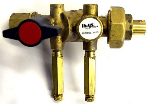 New hays 2405 y-ball check valve automatic flow control for sale