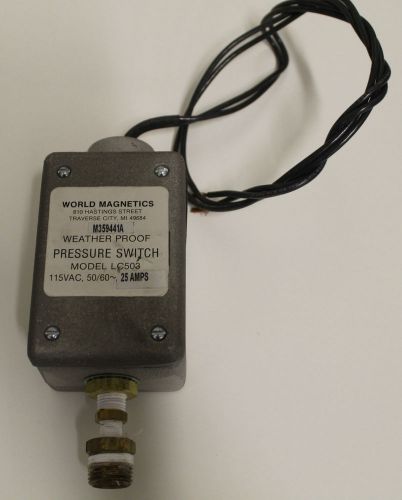 World Magnetics CROUSE LC503 WEATHER-PROOF PRESSURE SWITCH + FREE EXPEDITED SH