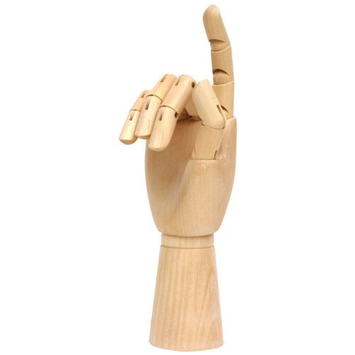 US Art Supply 12&#034; Right Hand Manikin Wooden Art Mannequin Figure