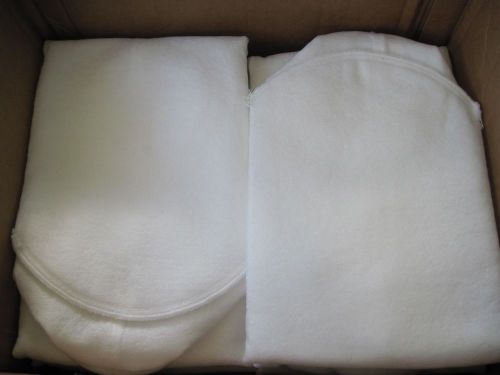 Lot of 3 Poly Felt Filter Sock Bag 7&#034; x 32&#034; 200 microns Oil Biodiesel Diesel Veg