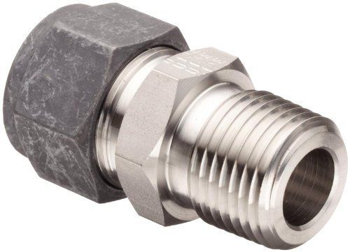 Parker cpi 8-8 fbz-ss 316 stainless steel compression tube fitting, adapter, for sale