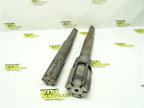 PAIR OF HSS HEAVY DUTY 4MT ADJUSTABLE REAMERS 1-5/8&#034; TO 2-1/4&#034;