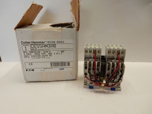 Eaton cutler hammer ce55an3ab rev. contactor size a 7 amp 3 pole for sale