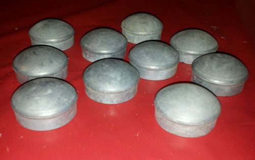 Chain Link Fence Post Dome Caps (10pc. lot) 1-5/8&#034; galvanized steel. Fits 1-5/8&#034;