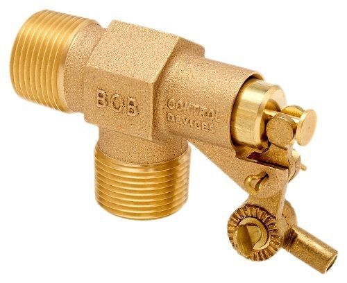 Robert manufacturing r400 series bob red brass float valve, 3/4&#034; npt male inlet for sale