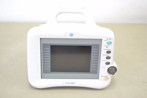 GE Dash 2000 Vital Signs Patient Monitor (11710)