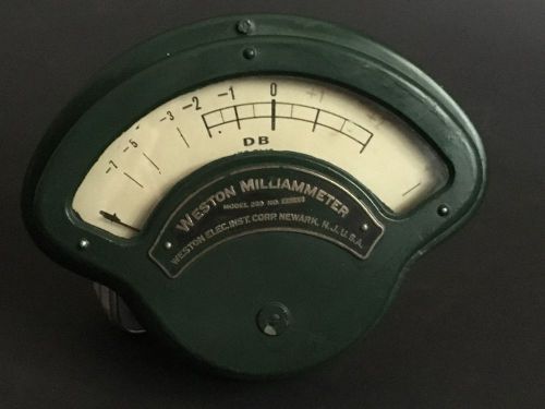 Vintage Weston Milliammeter DB Meter KS-7149 MODEL 269 RARE
