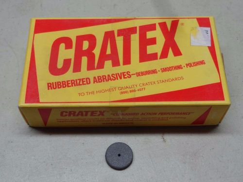 Grobet USA Cratex Rubberized Abrasive Wheels, 7/8 x 1/8 XF Size, 100 Count- 0671