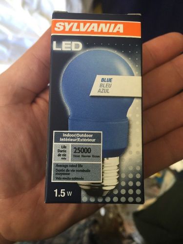 Sylvania LED Bulb Blue 1.5w X15774 2500 hour New
