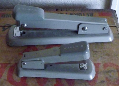 Lot of 2 vintage bates staplers; no. 56 &amp; no. 88 for sale