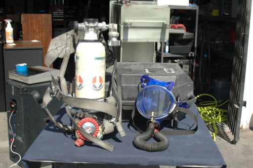 Scba survivair, mark 2 pre-owned with case mask and tank for sale