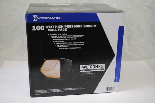 Intermatic wl100hps 100-watt high pressure sodium wall pack light, multi-tap for sale