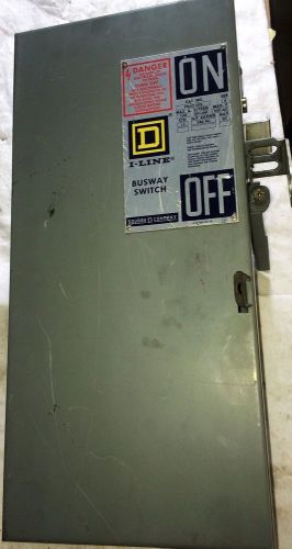 Square d i-line busway switch pq-4210g ser 4 100amp ph 3 240ac 30 max hp for sale