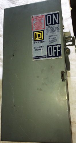 SQUARE D I-LINE BUSWAY SWITCH PQ-4210G SER 4 100AMP PH 3 240AC 30 MAX HP