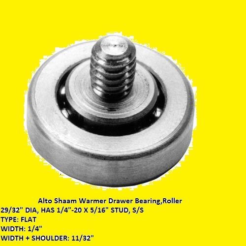 Alto Shaam Warmer Drawer 1 PAIR of Bearing+Acorn Nuts BG-2410,NU2187