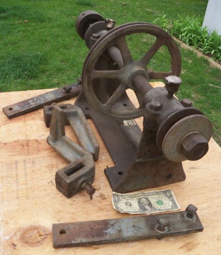 Henry lange machine works glass industrial commercial grinder vtg circa 1920 for sale