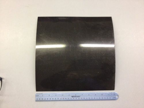 BLACK ABS MACHINABLE PLASTIC SHEET .060&#034; X 12&#034; X 12&#034; SMOOTH FINISH