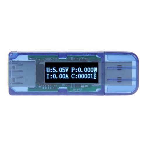 USB OLED Detector Voltmeter Ammeter Power Capacity Voltage Current Tester New