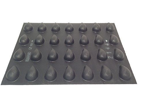 Sasa demarle fp 02144 mini-drop molds flexipan  28 cavities  18&#034; length  13&#034; for sale