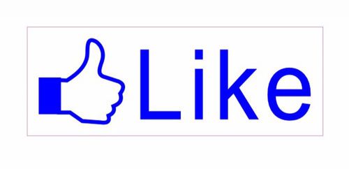 Top Selling FACEBOOK LIKE With Thumb Blue Self-Inking Rubber Stamp TRODAT 4911
