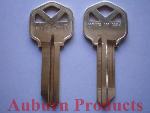 KW1 KWIKSET KEY BLANKS NICKEL PLATE / PKG. OF 5 /  MADE IN USA /  FREE SHIPPING